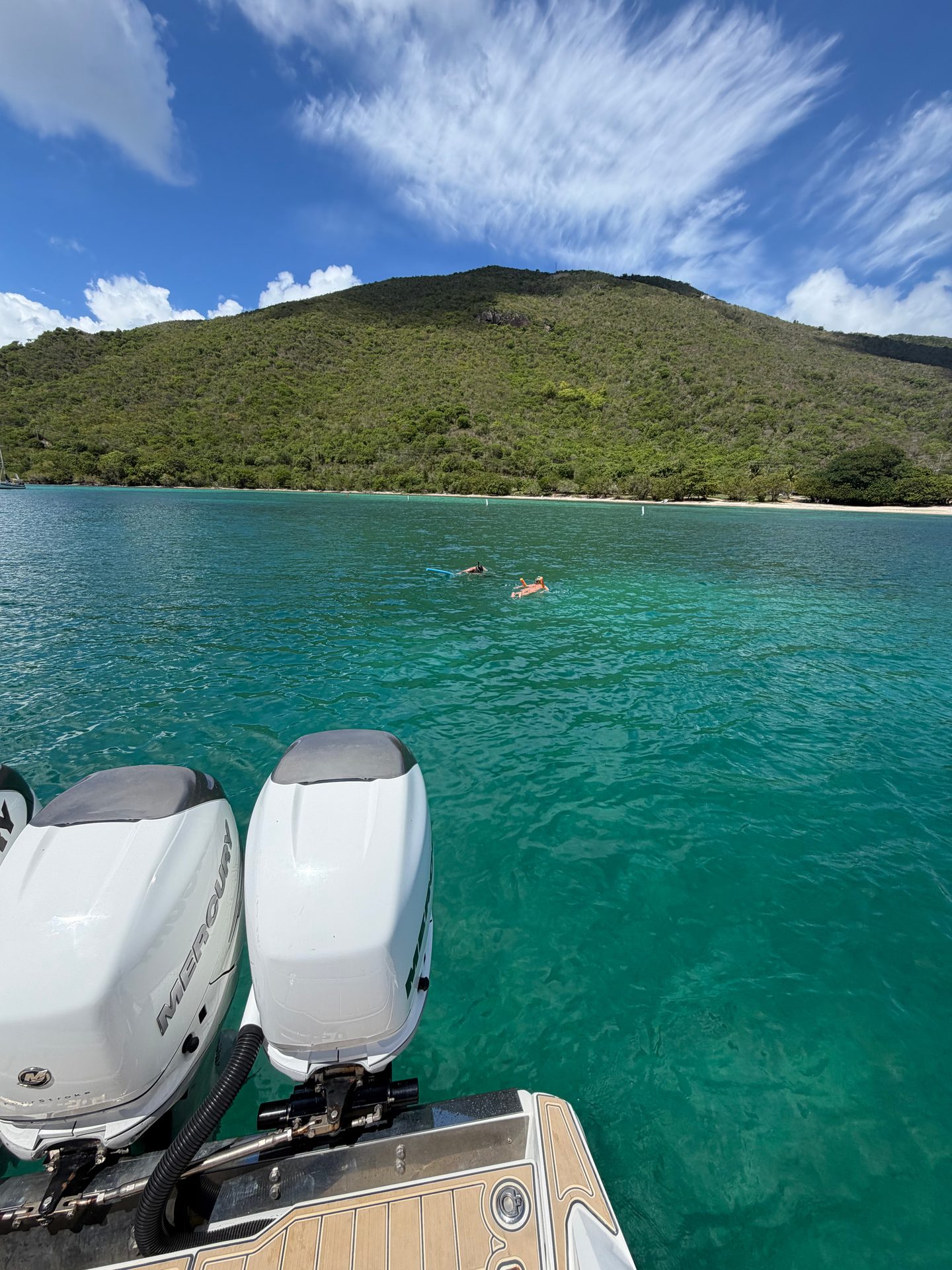 BVI shoreline seen from the Lusso